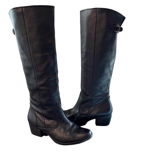 Matisse sz 8 RIO Grande black leather tall heeled riding western boots - Picture 5 of 16